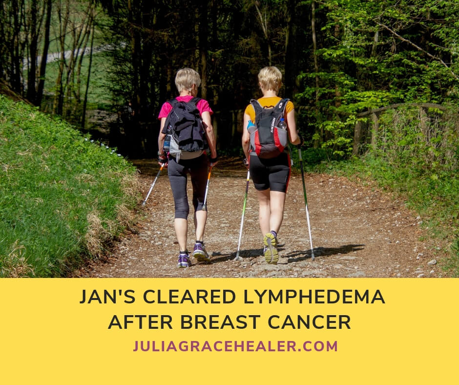 Jan’s cleared Lymphedema discomfort after Breast Cancer
